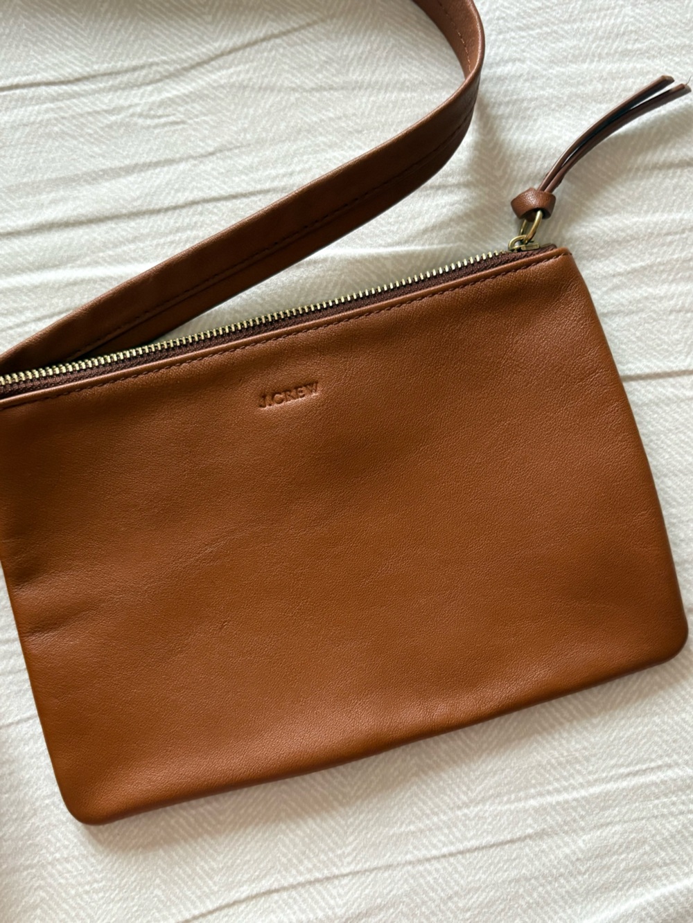 Classic Cognac Leather Tote - Picture 3 of 3